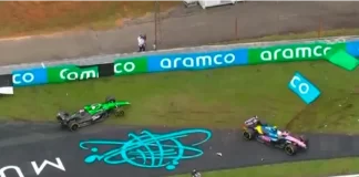 Franco Colapinto chocó y quedó afuera del sprint