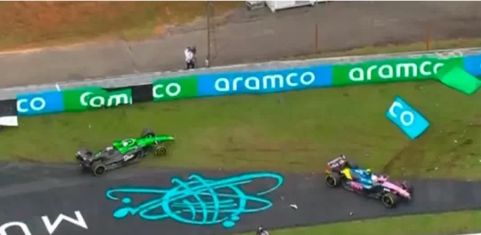 Franco Colapinto chocó y quedó afuera del sprint