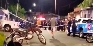 Persecución, choque y tensión. Foto: (redes).