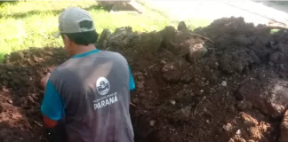 Trabajos programados en la red de agua potable Paraná. Foto: (MP).