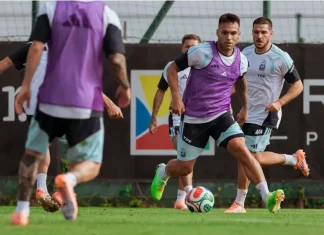 Entrenamiento de la Selección.