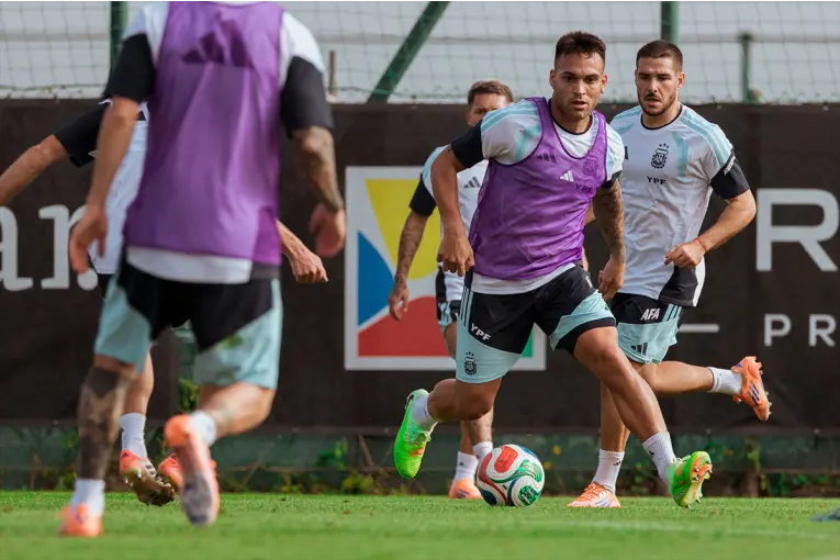 Entrenamiento de la Selección.