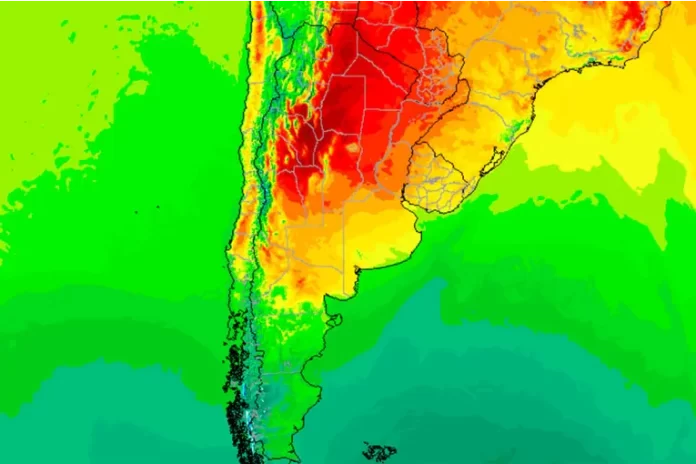 El viento norte dispara las temperaturas: se esperan hasta 40°C en Córdoba y 30°C en Entre Ríos