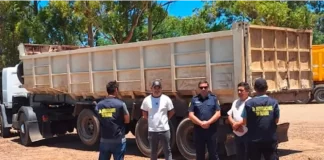 Secuestraron camión buscado tras fatal choque en Ruta 18. Foto: Policía de Entre Ríos