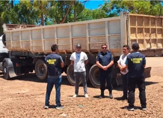 Secuestraron camión buscado tras fatal choque en Ruta 18. Foto: Policía de Entre Ríos