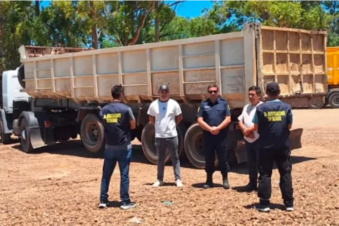 Secuestraron camión buscado tras fatal choque en Ruta 18. Foto: Policía de Entre Ríos