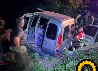 Tres heridos tras un fuerte siniestro vial en Ruta 12. Foto: (PER)