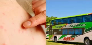 Pasajeros con sarampión que pasaron por Entre Ríos