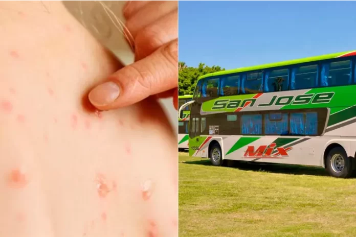 Pasajeros con sarampión que pasaron por Entre Ríos
