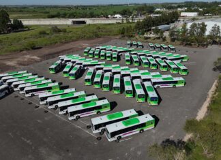 Paraná presentó la nueva flota 0 km del Sistema de Transporte Urbano: modernización histórica para la ciudad Colectivos de Paraná