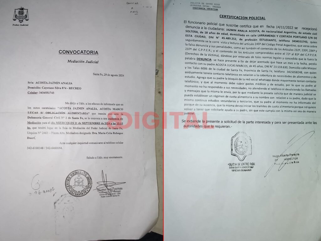 Imagen de la demanda judicial. Foto: Elochodigital