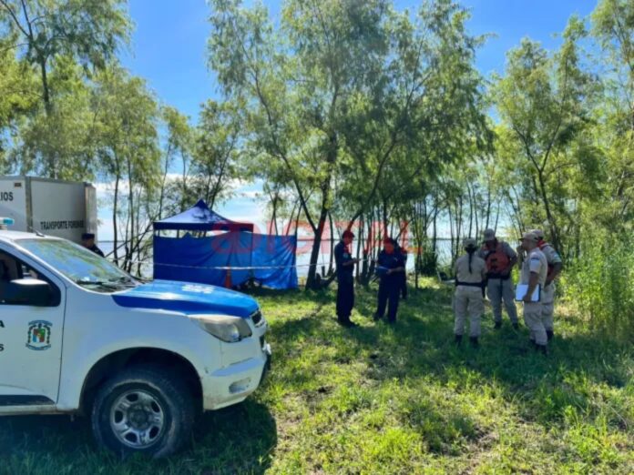 Hallaron el cuerpo de un hombre con signos de violencia en el río Paraná. Foto: Ahora ER