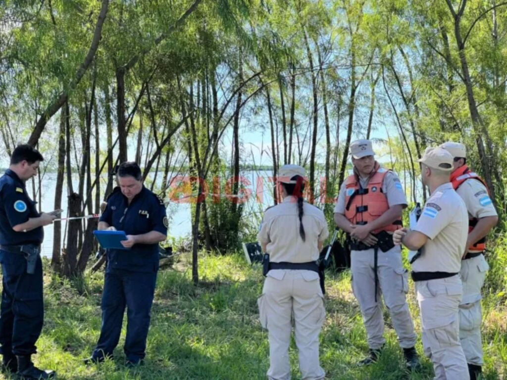 Hallaron el cuerpo de un hombre con signos de violencia en el río Paraná. Foto: Ahora ER