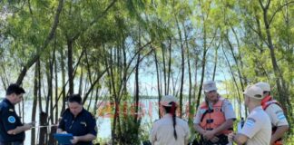 Hallaron el cuerpo de un hombre con signos de violencia en el río Paraná. Foto: Ahora ER