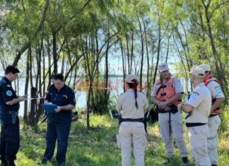 Crimen en Bajada Grande: detuvieron a un hombre de 37 años y será imputado este jueves Hallaron el cuerpo de un hombre con signos de violencia en el río Paraná. Foto: Ahora ER