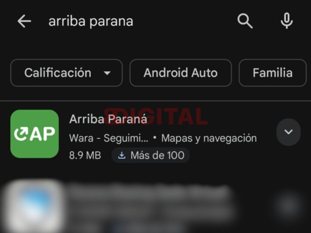 Aplicación para celulares “Arriba Paraná”