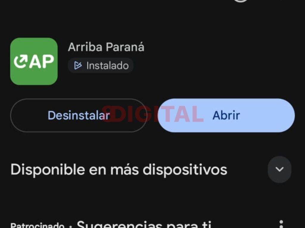 Aplicación para celulares “Arriba Paraná”