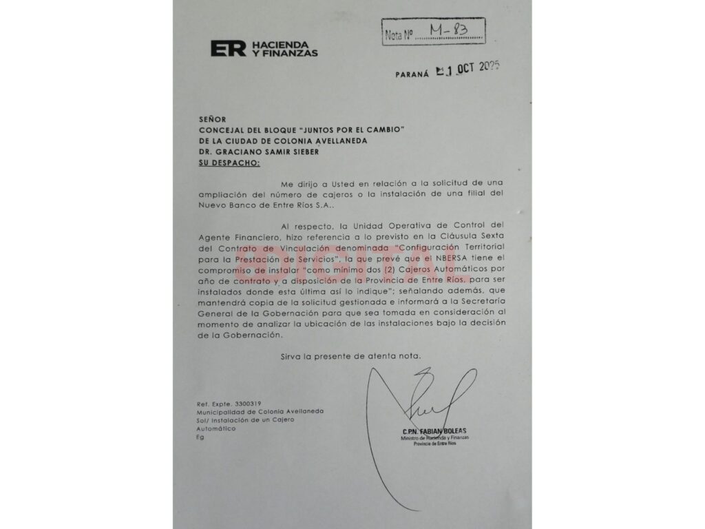 La respuesta oficial. Foto: (JxCA)