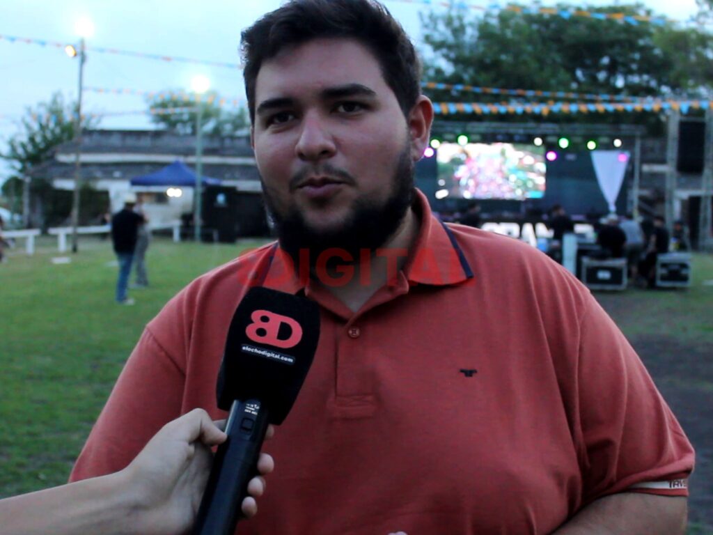 Román Cosentin, referente y coordinador del área de Juventud. Foto: Elochodigital