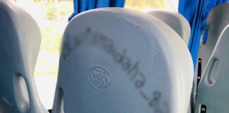 Vandalismo en los nuevos colectivos de Paraná