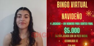 Joven organiza un Bingo Virtual Navideño para cumplir su sueño