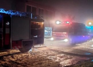 Incendio en Crespo. Foto: BVC