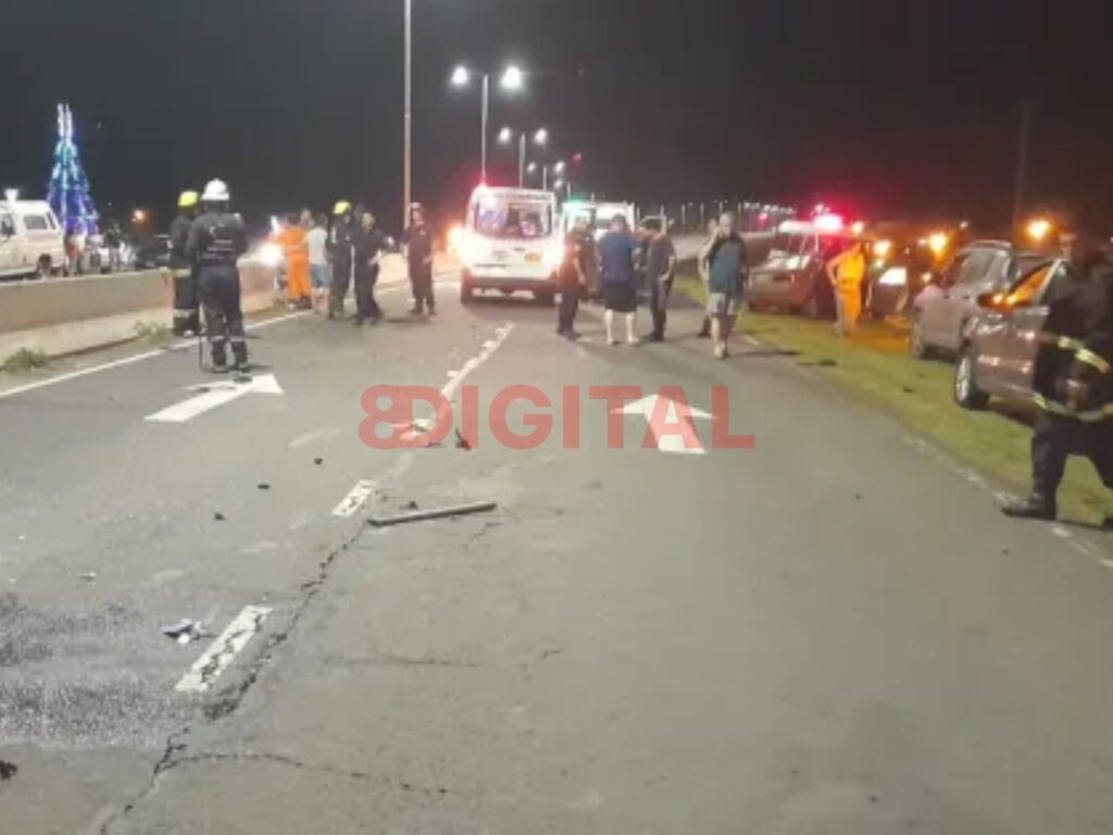 Fatal accidente en el acceso a Oro Verde.