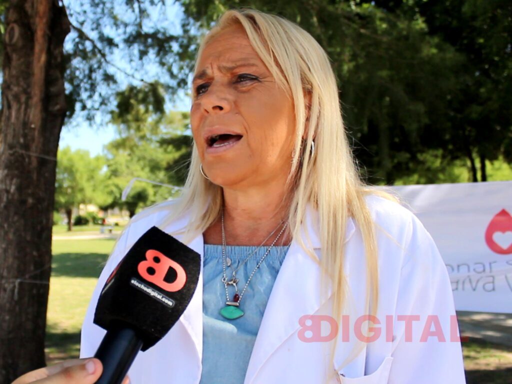 Gabriela Jacobo, coordinadora técnica y responsable de colectas del Programa Provincial de Hemoterapia. Foto: Elochodigital