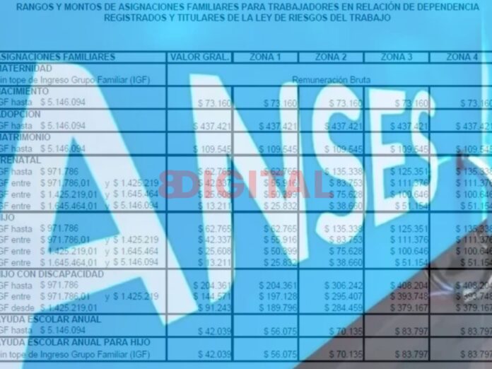 ANSES oficializó la suba de asignaciones familiares y AUH