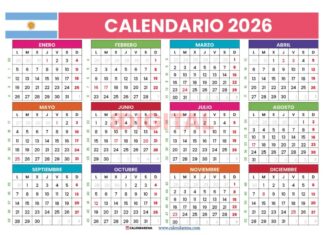 Calendario oficial de feriados 2026: confirmaron 19 días festivos y varios fines de semana largos Calendario del 2026