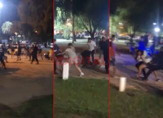 Video: batalla campal en un conocido balneario de Entre Ríos terminó con detenidos Batalla campal en un conocido balneario de Entre Ríos