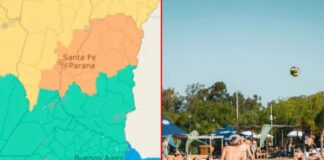 Sábado caluroso con máximas de 32°C y alerta por tormentas en Entre Ríos