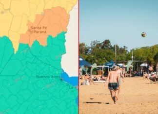 Sábado caluroso con máximas de 32°C y alerta por tormentas en Entre Ríos