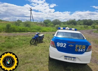Intensa búsqueda en Estacas: robó una moto, la abandonó y escapó entre el monte Robó una moto, la abandonó y escapó entre el monte. Foto: (PER)