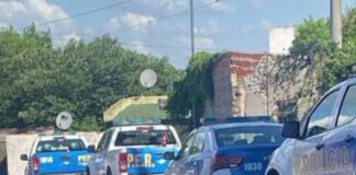 Tiroteo en Bajada Grande. Foto: Reporte 100.7