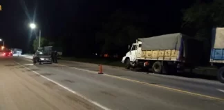 Robo, choque y captura en Nogoyá