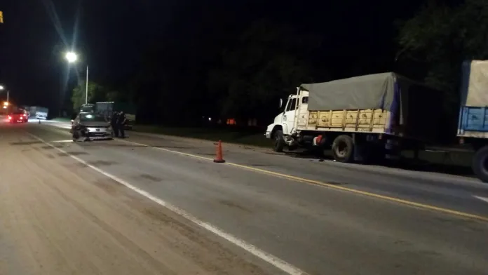 Robo, choque y captura en Nogoyá