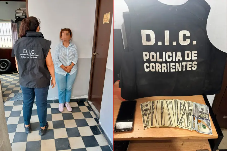 Detuvieron a la “viuda negra” que drogó y robó a un hombre en Concordia. Foto: Policía de Entre Ríos