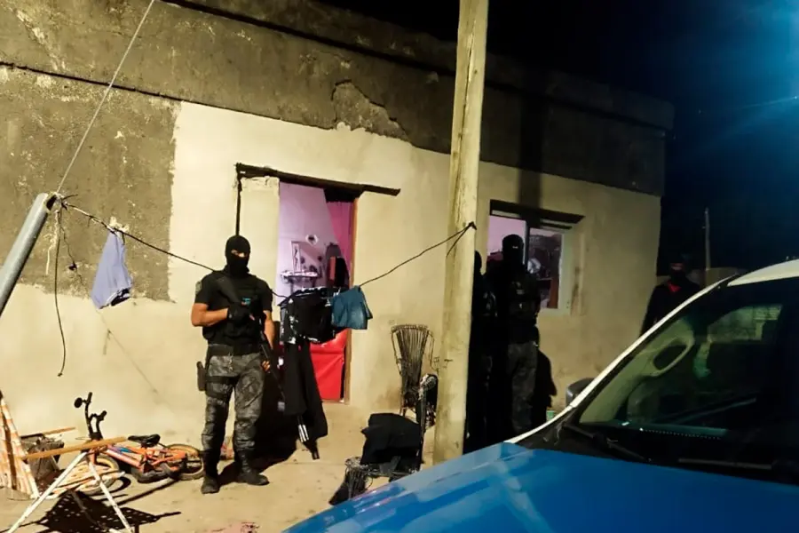 Allanamientos por narcotráfico. Foto: Policía de Entre Ríos