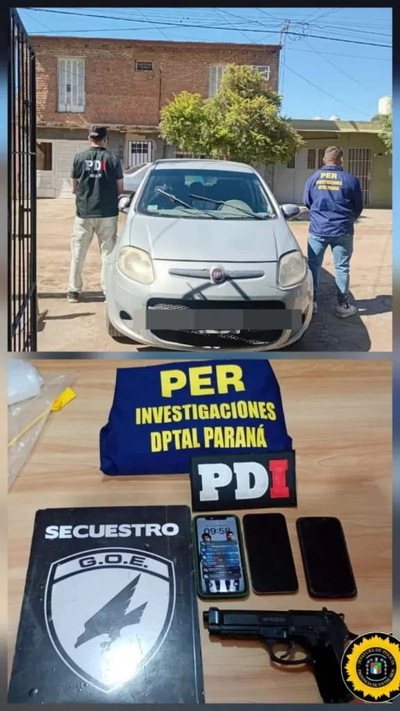 Allanamientos en Santa Fe por un robo ocurrido en Paraná. Foto: (PER)