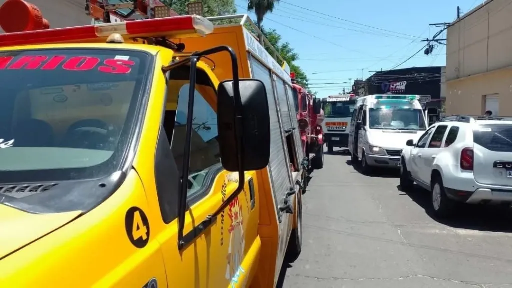 Incendio en un geriátrico de Concordia