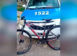 La bicicleta robada y vendida por el menor que recuperó la policía