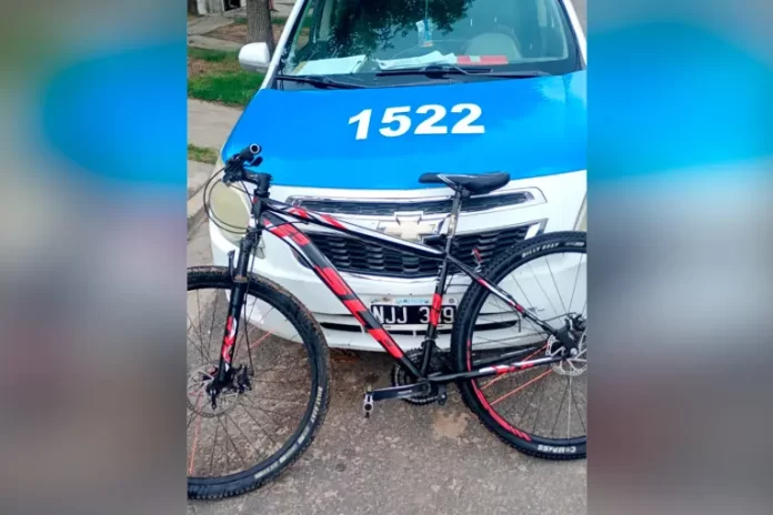 La bicicleta robada y vendida por el menor que recuperó la policía