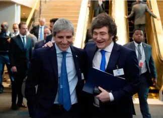 Luis Caputo y Javier Milei