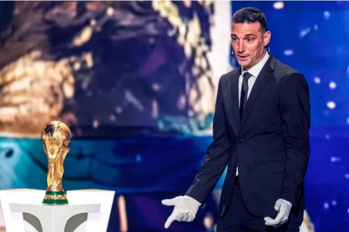 Lionel Scaloni, encargado de llevar la Copa al sorteo