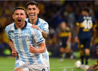 Adrián Martínez marcó el único gol. Foto: El Gráfico.