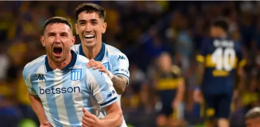 Adrián Martínez marcó el único gol. Foto: El Gráfico.