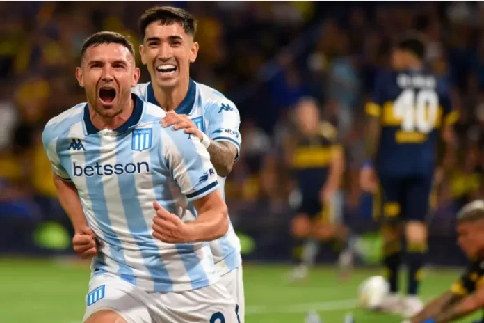 Adrián Martínez marcó el único gol. Foto: El Gráfico.