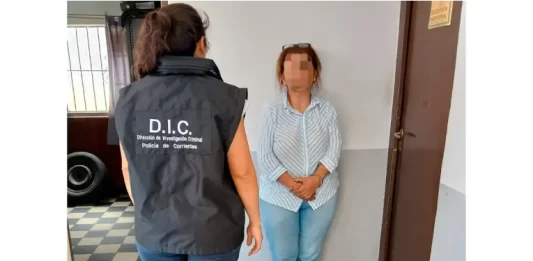Detuvieron a la “viuda negra” que drogó y robó a un hombre en Concordia. Foto: Policía de Entre Ríos
