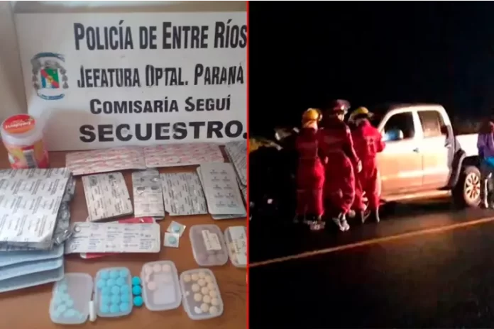 El allanamiento se hizo este martes. Foto: P.E.R. y FM Puerto Seguí.